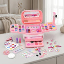 Kit Completo de Maquiagem Infantil com 72 Peças
