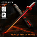Espada Samurai LED com Fumaça Futurista 80cm