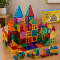 Blocos Magnéticos 3D com 100+ Possibilidades de Construção