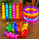 Tubos Pop LED com 5 Formas de Brincar Criativamente