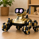 Cachorro Robô Inteligente com 8 Rodas e Controle por Gestos