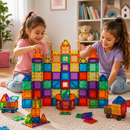 Blocos Magnéticos 3D com 100+ Possibilidades de Construção