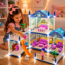 Casinha de Boneca Villa Luxury com Luzes Decorativas 2 Metros