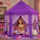 Barraca Castelo Infantil com 3 Metros de Luzes LED