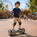 Hoverboard Infantil 6.5" com LED, Bluetooth e Bateria de Alta Capacidade