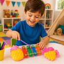 Xilofone Infantil Educativo com 8 Notas Musicais Coloridas