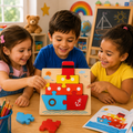 Quebra-Cabeça Tangram de Madeira 3D com Diversas Formas Educativas
