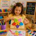 Quebra-Cabeça Tangram de Madeira 3D com Diversas Formas Educativas
