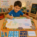 Livro de Pintura Mágica à Água Reutilizável com 30 Dias de Garantia