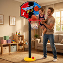 KIT BASQUETE INFANTIL COMPLETO 118CM COM BOLA E BOMBA