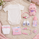 Bebê Realista Silicone 48cm – Boneca Menina com Aparência Encantadora