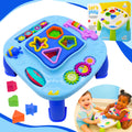 Mesinha Educativa para bebês – Mesa Sensorial de Atividades e Encaixes