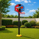 KIT BASQUETE INFANTIL COMPLETO 118CM COM BOLA E BOMBA