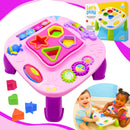 Mesinha Educativa para bebês – Mesa Sensorial de Atividades e Encaixes